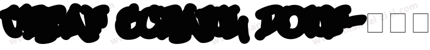 Urban Scrawl Down字体转换